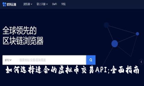 如何选择适合的虚拟币交易API:全面指南