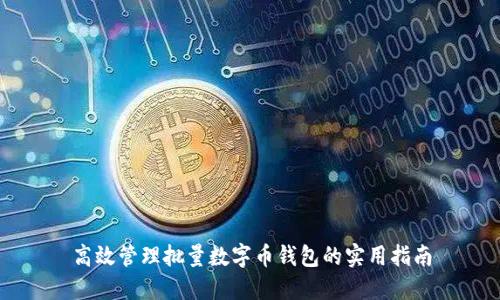 高效管理批量数字币钱包的实用指南