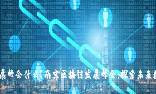 ## 南京区块链发展峰会什么?南京区块链发展峰会:探索未来数字经济的无限可能