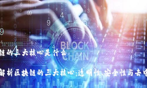 区块链的三大核心是什么
深度解析区块链的三大核心:透明性、安全性与去中心化