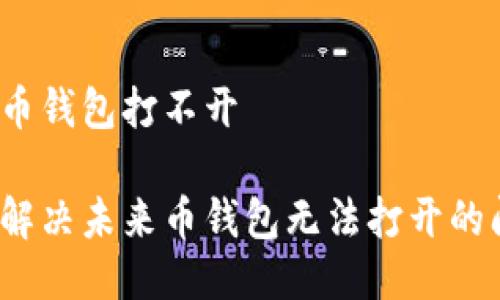 未来币钱包打不开

如何解决未来币钱包无法打开的问题？